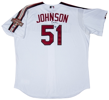2004 Randy Johnson Autographed Arizona Diamondbacks Batting Practice All-Star Jersey (MLB Authenticated)